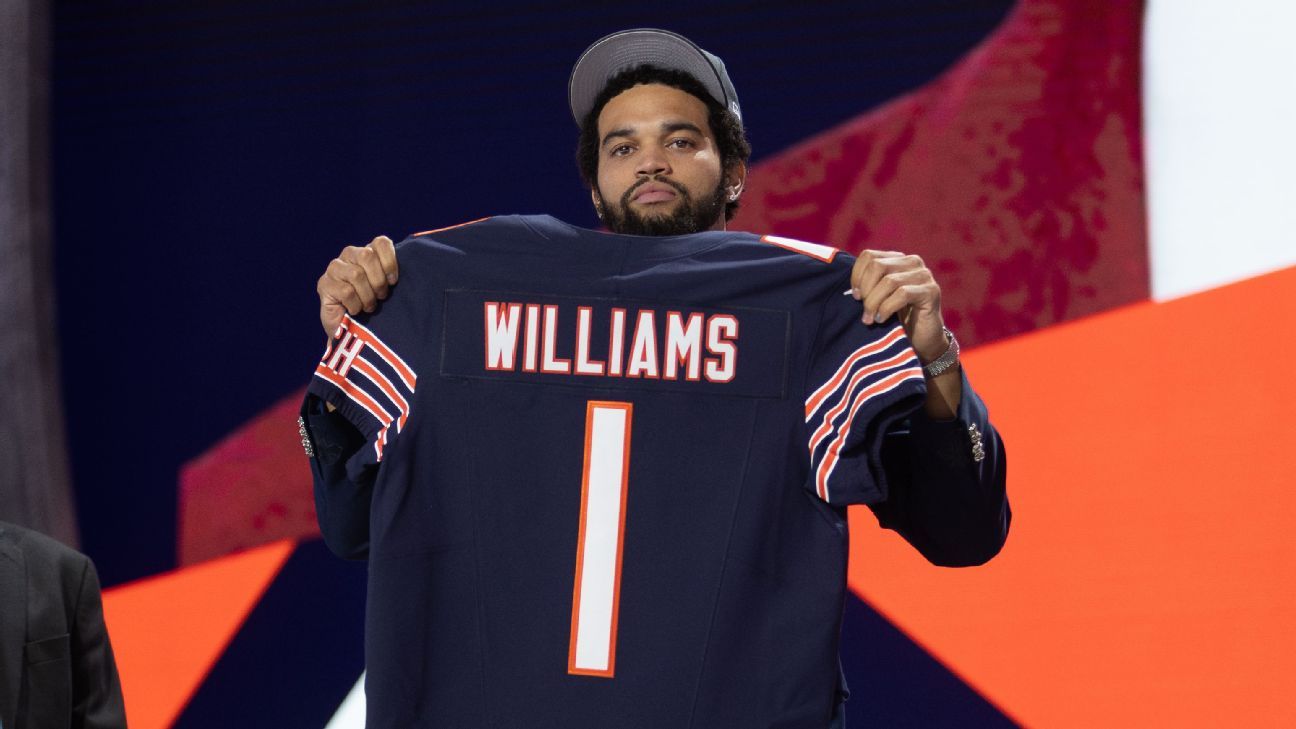 Caleb Williams declared himself Bears QB1 ahead of rookie minicamp