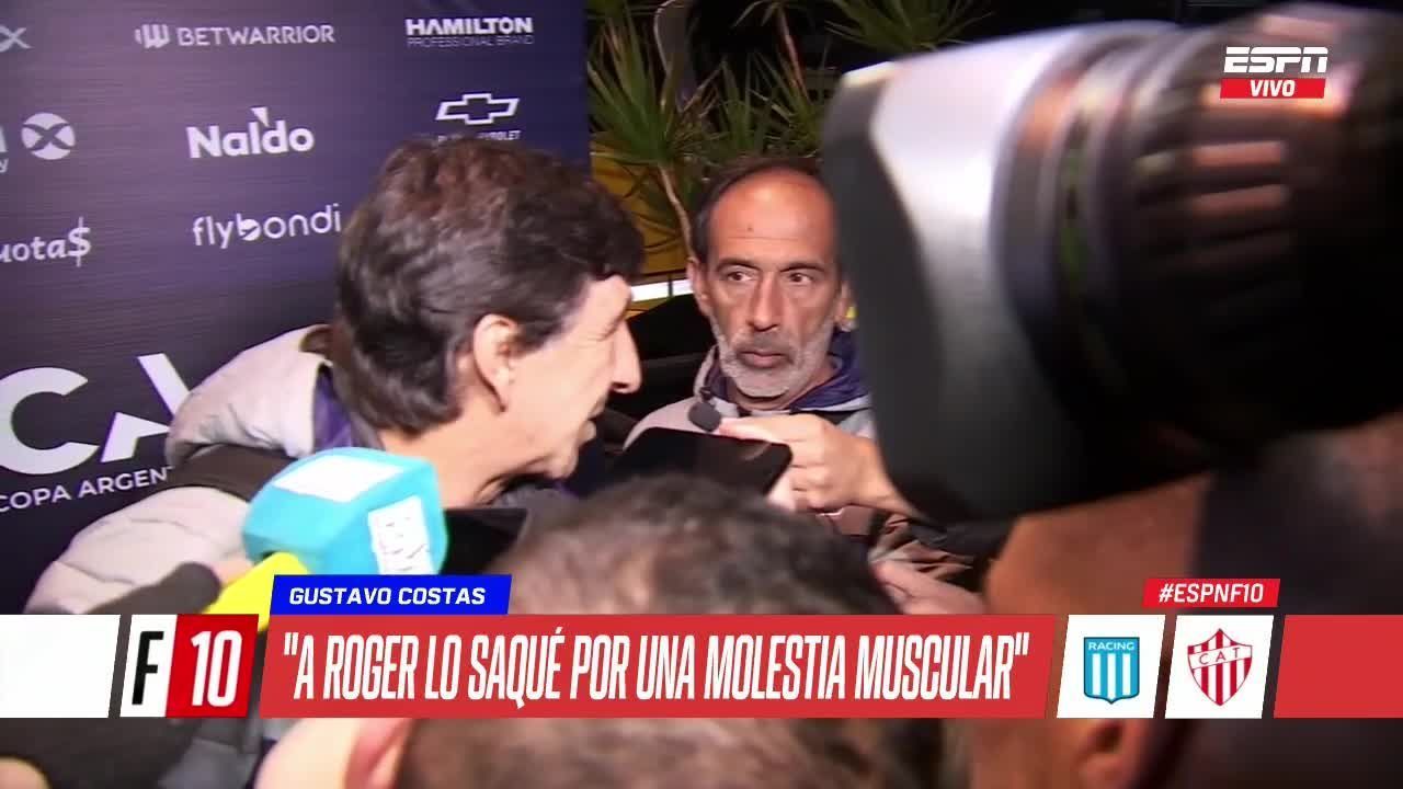 Costas admitted that Racing played poorly and said they “deserved to lose” in the Argentine Cup