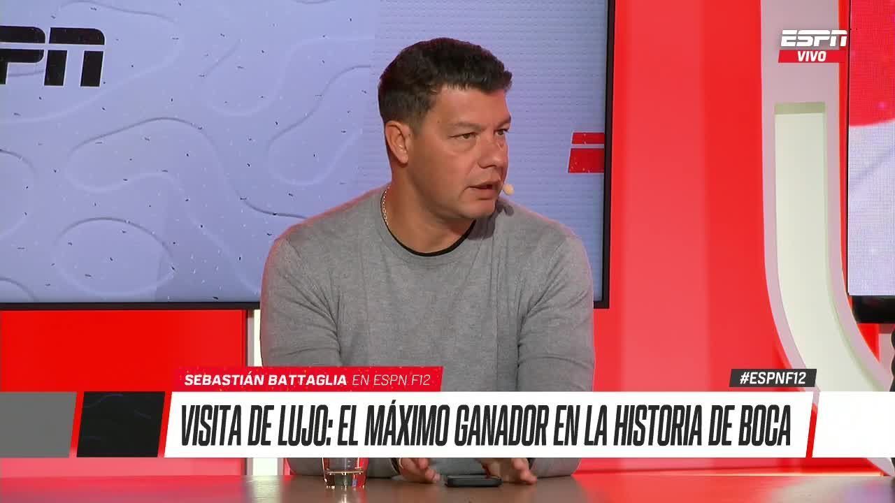 Battaglia, en ESPN Fútbol 12, comparó al Boca actual con el que él ...