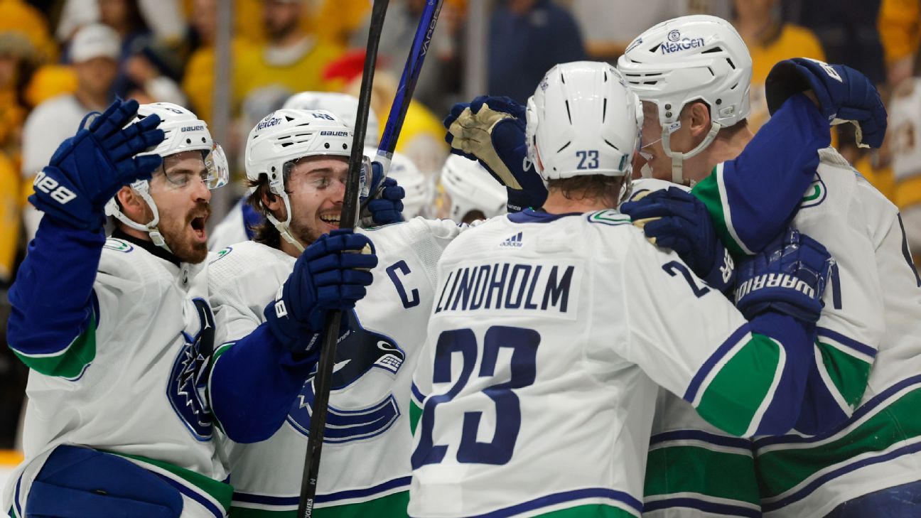 Canucks blank Predators in G6, on to 2nd round