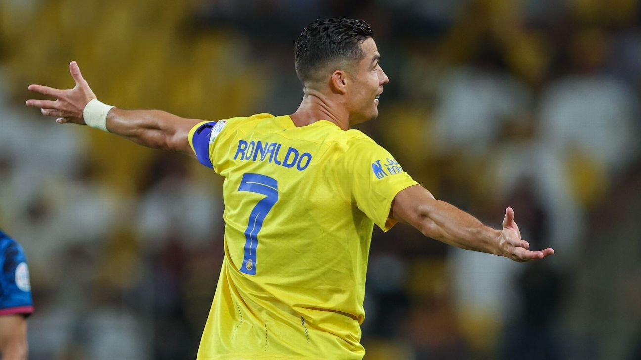 Ronaldo scores his 4th hat trick of Saudi Pro League season ESPN