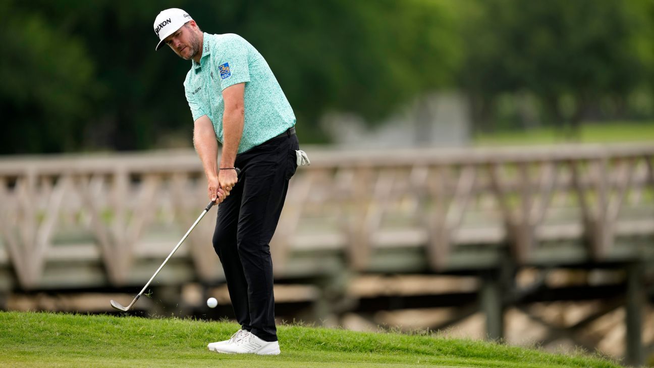 Pendrith, eyeing 1st Tour win, atop Byron Nelson