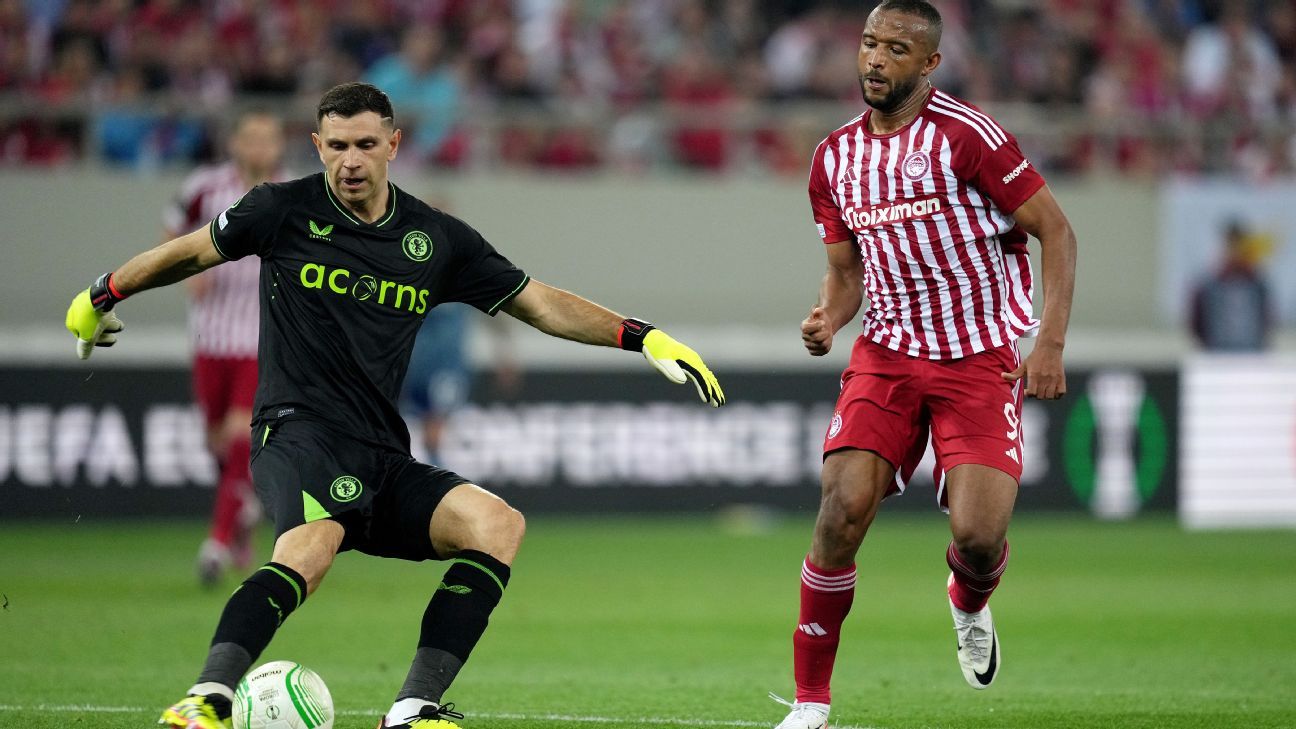 Olympiacos defeated Aston Villa del Dibu Martínez and went to the final of the Conference League