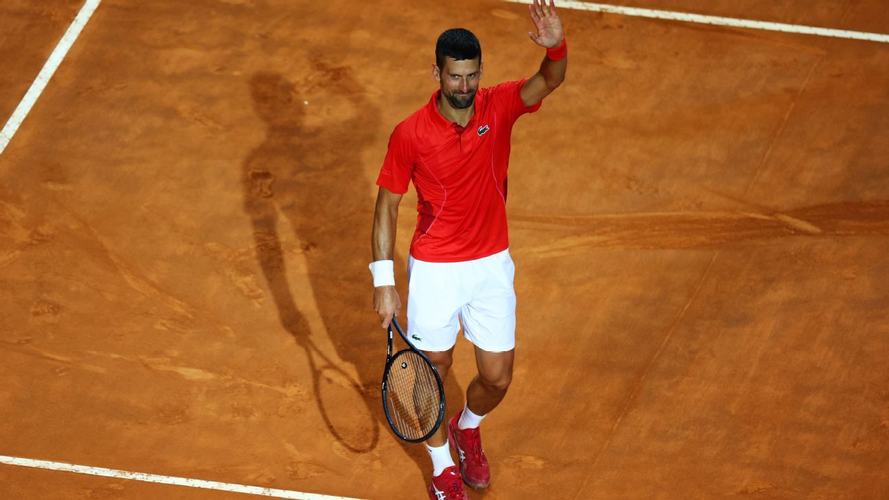 Le message de Novak Djokovic après avoir subi la bouteille au Masters 1000 de Rome