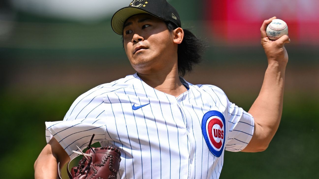 'Joy to watch': Cubs' Imanaga lowers ERA to 0.84