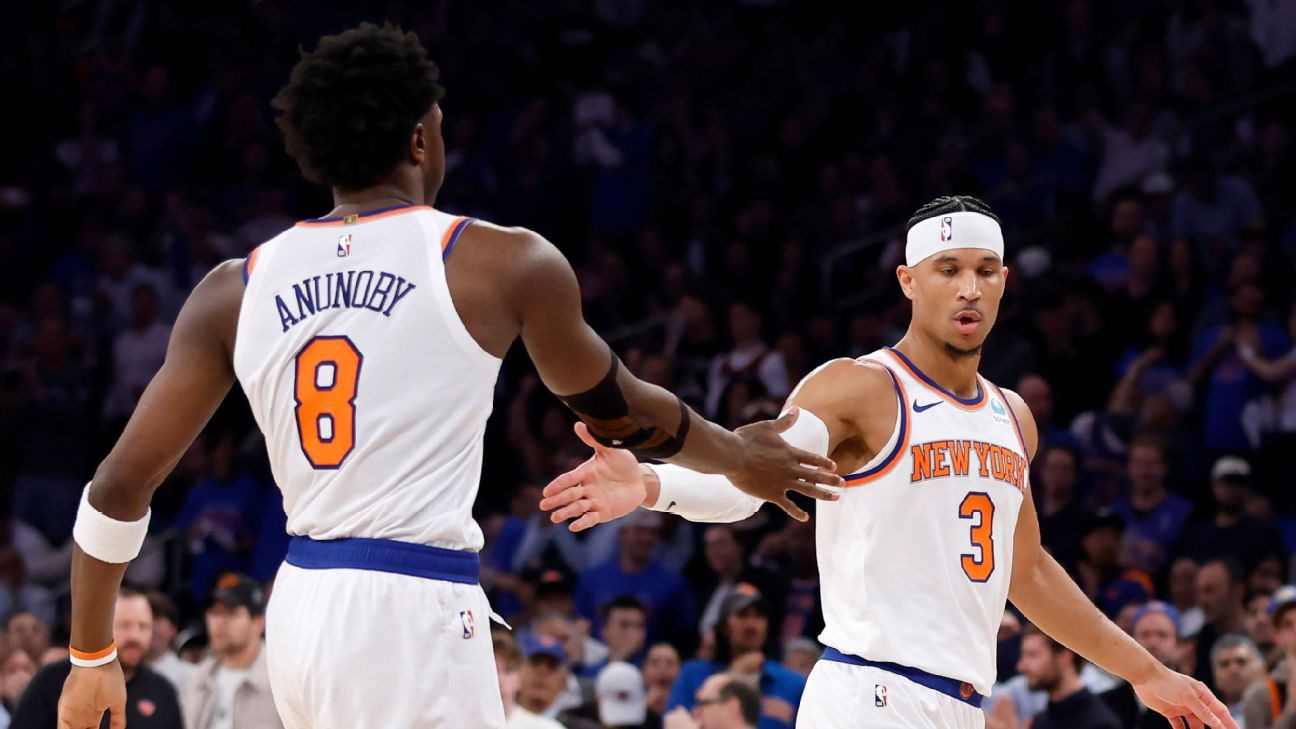 Josh Hart e OG Anunoby, New York Knicks (Foto: ESPN)