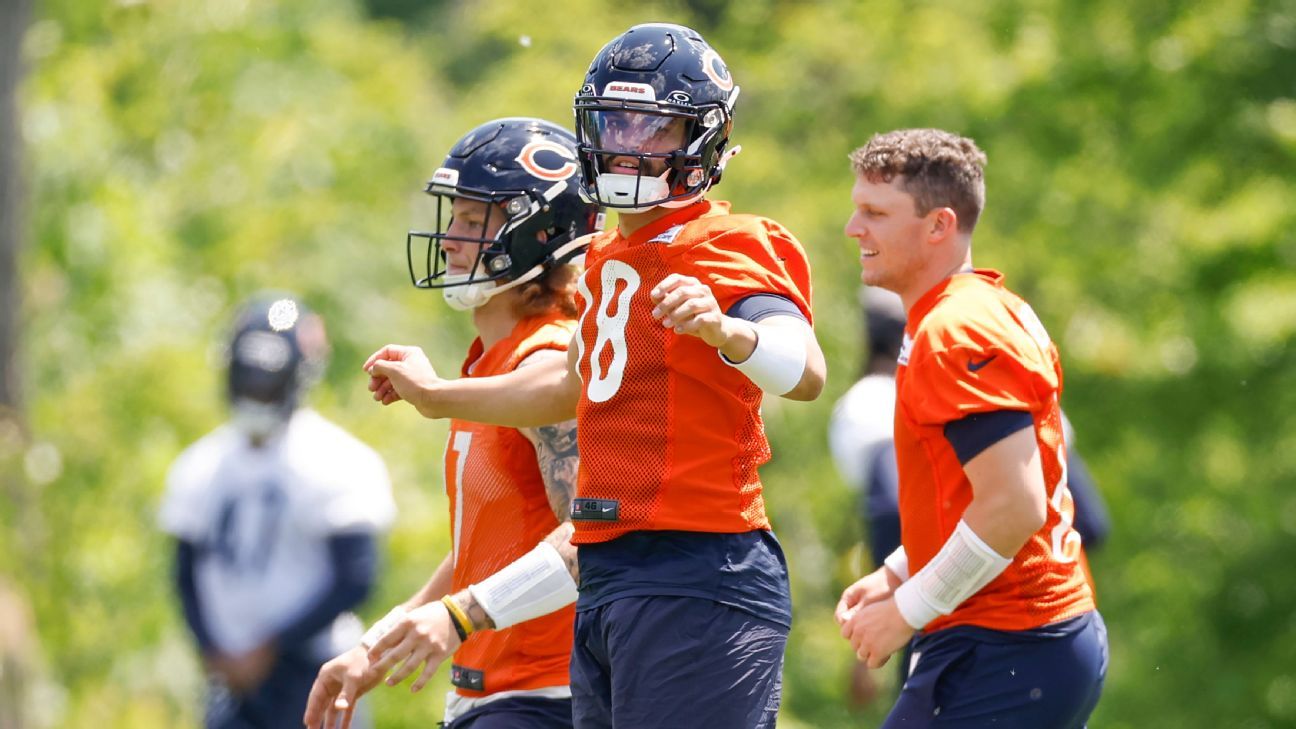 Die Veteranen der Bears heben Caleb Williams hervor, nachdem er im Training Probleme hatte