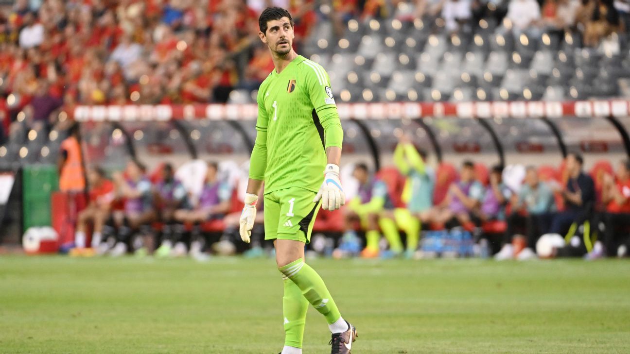 Courtois: I won't play for Belgium under Tedesco