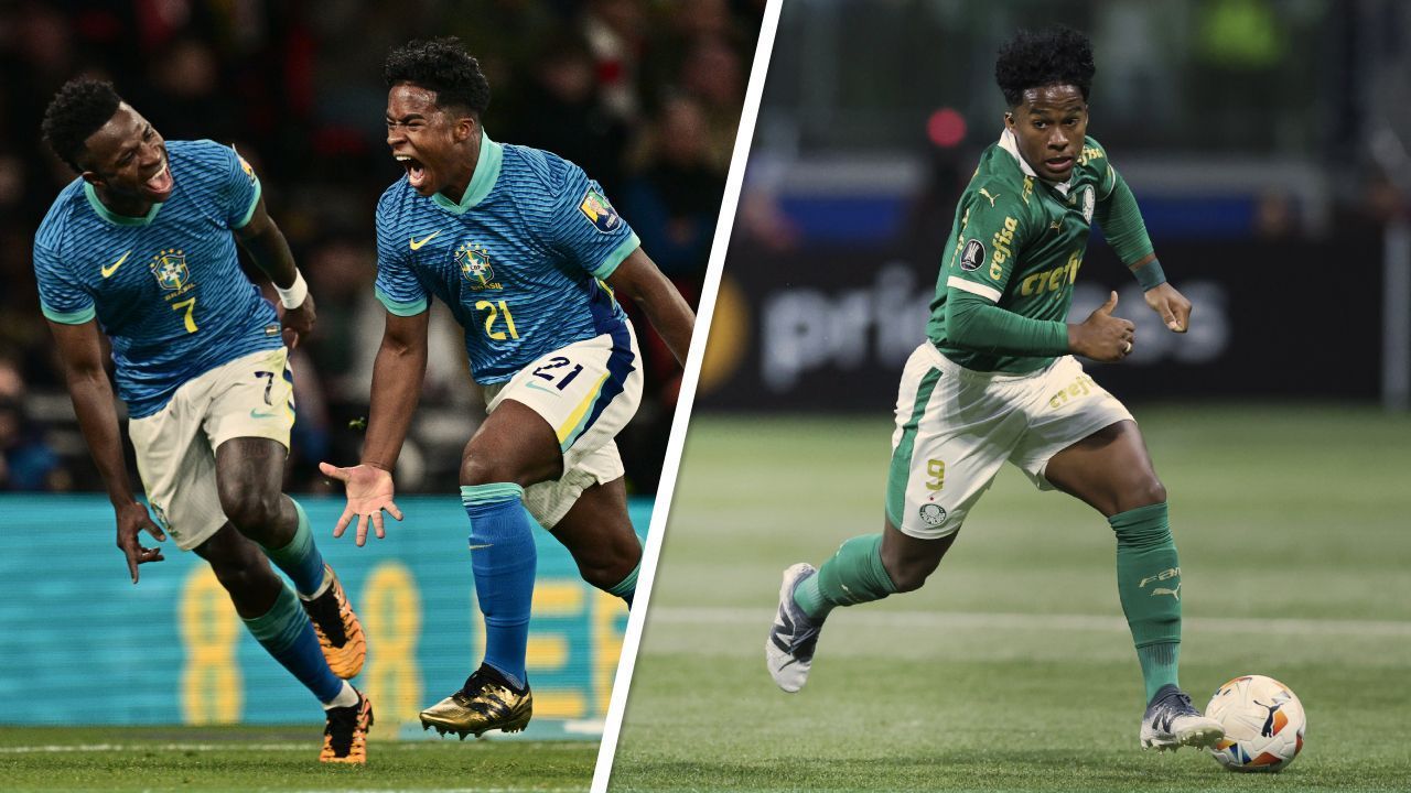 Endrick destaca apoio de Vinicius Jr. no Real Madrid e objetivo final no Palmeiras.