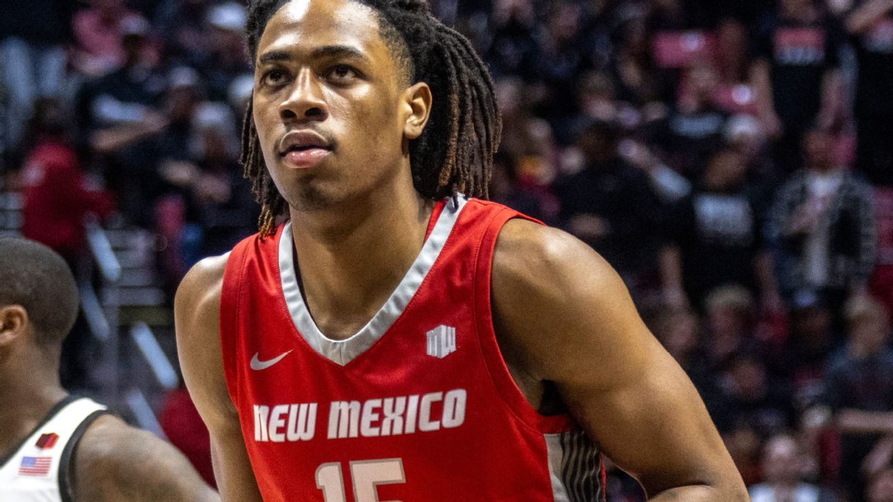 New Mexico transfer JT Toppin signs with Texas Tech - ESPN
