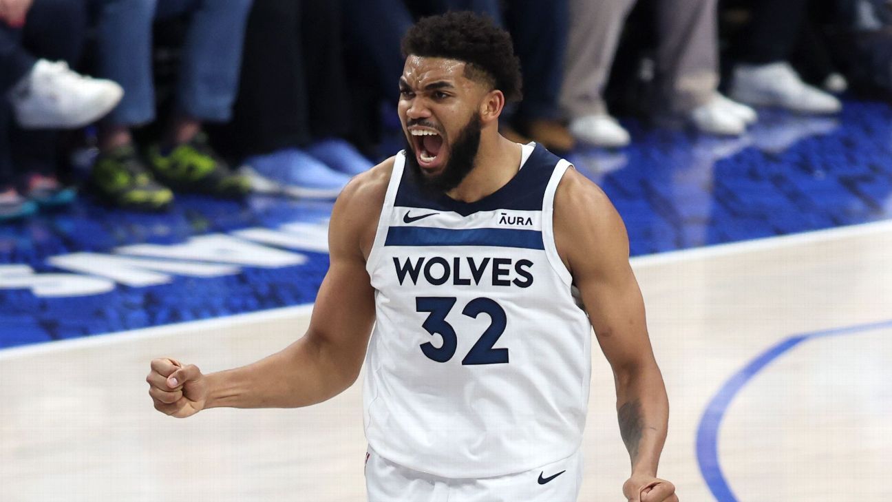 Towns i Wolves wygrywają w czwartym meczu z Mavs, aby uniknąć remisu