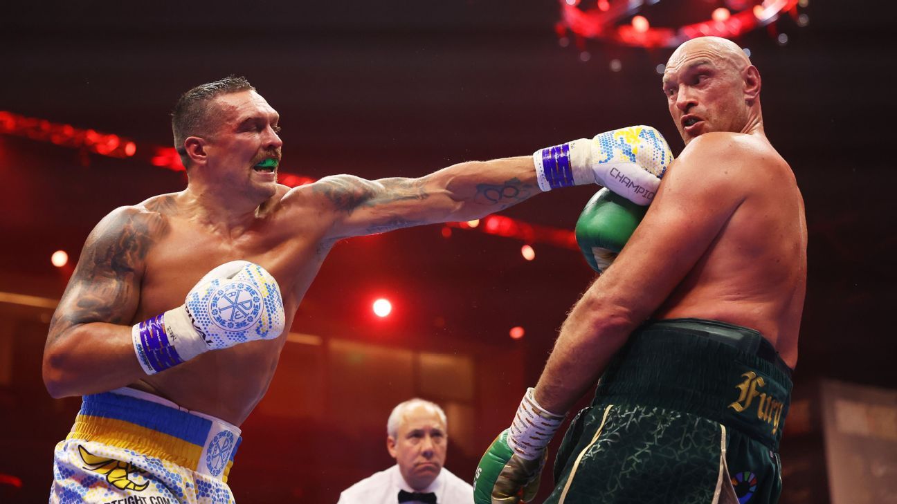 Oleksandr UsykTyson Fury rematch scheduled for Dec. 21 ESPN