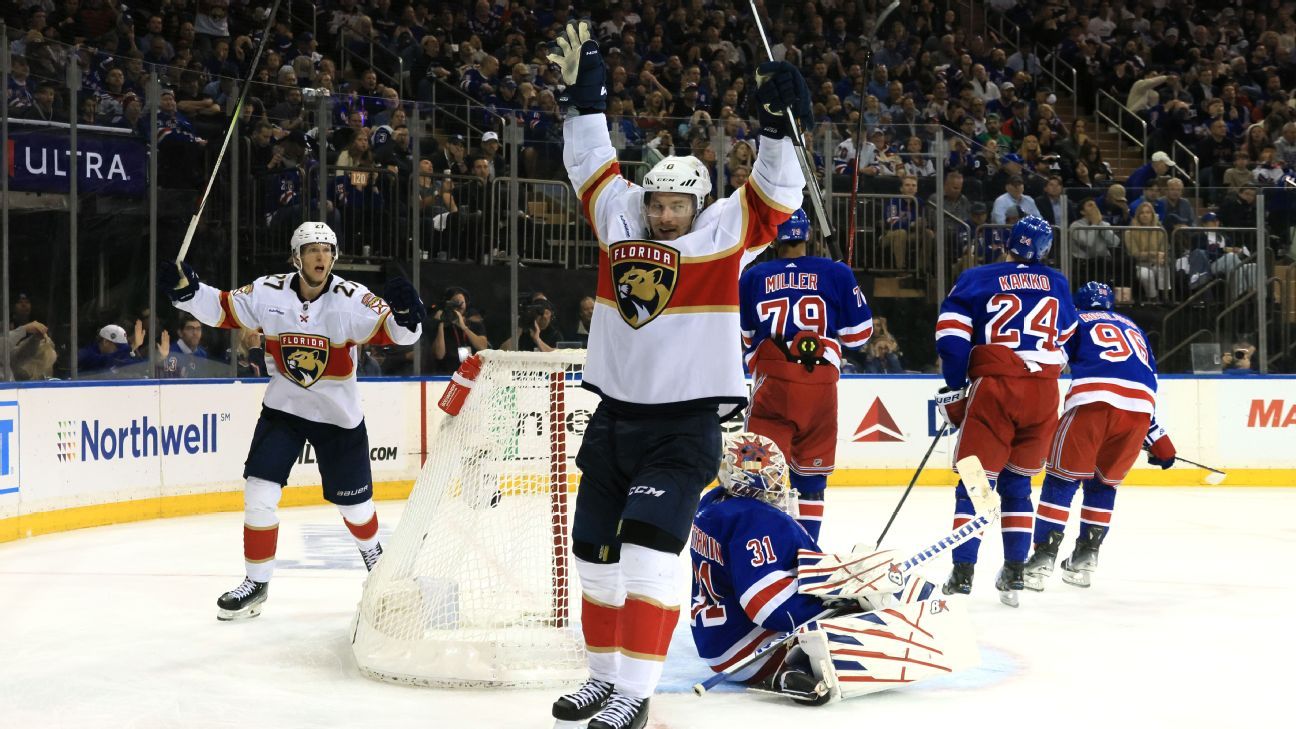 Panthers win, on verge of Stanley Cup Final return