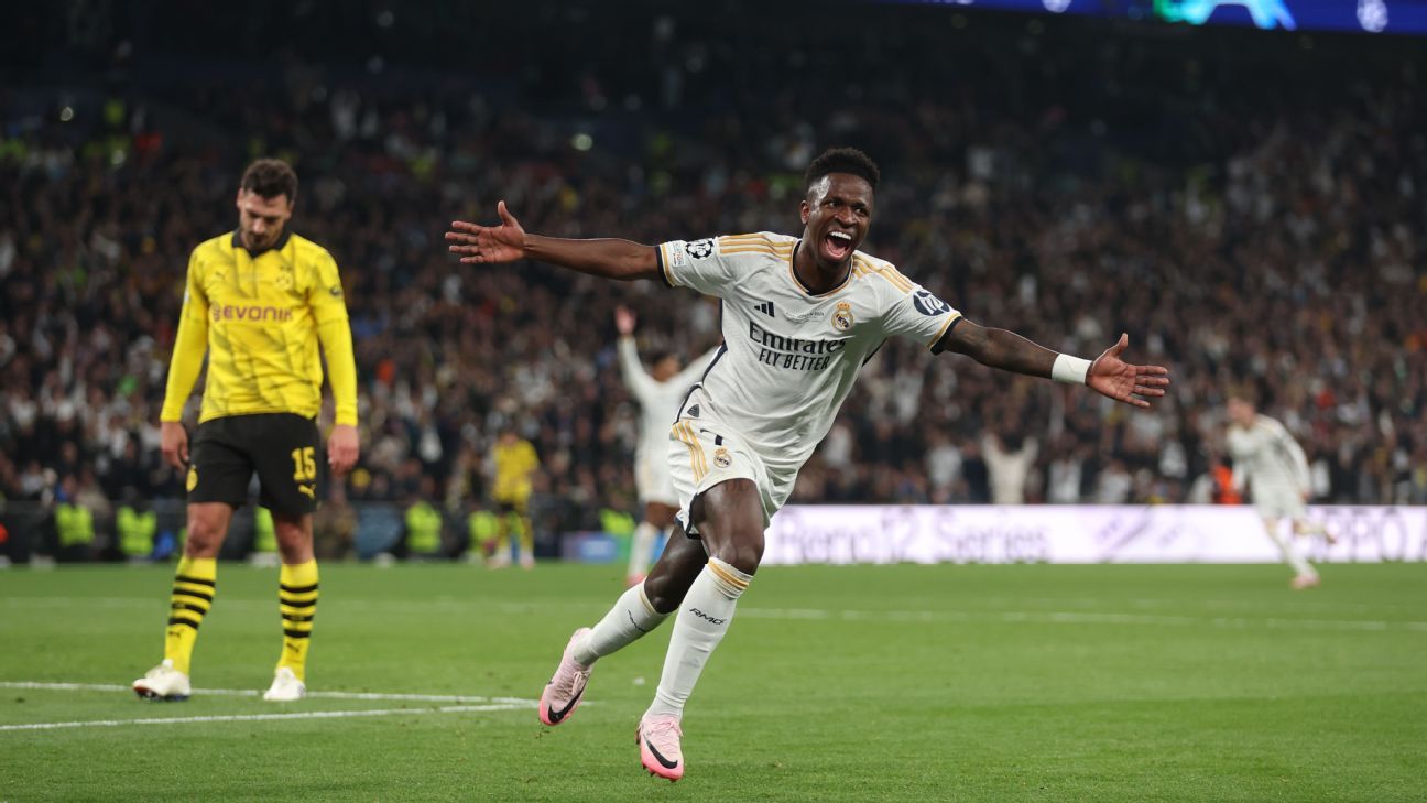 Ligue des champions : le Real Madrid bat Dortmund pour son 15e titre