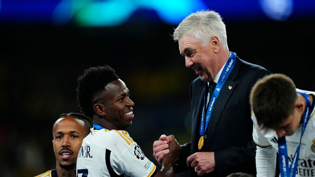 Ancelotti calls Vinicius Junior the “Golden Ball” after the Champions League title