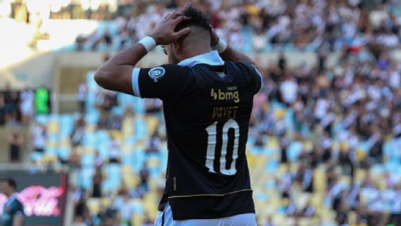 Payet durante Vasco e Flamengo