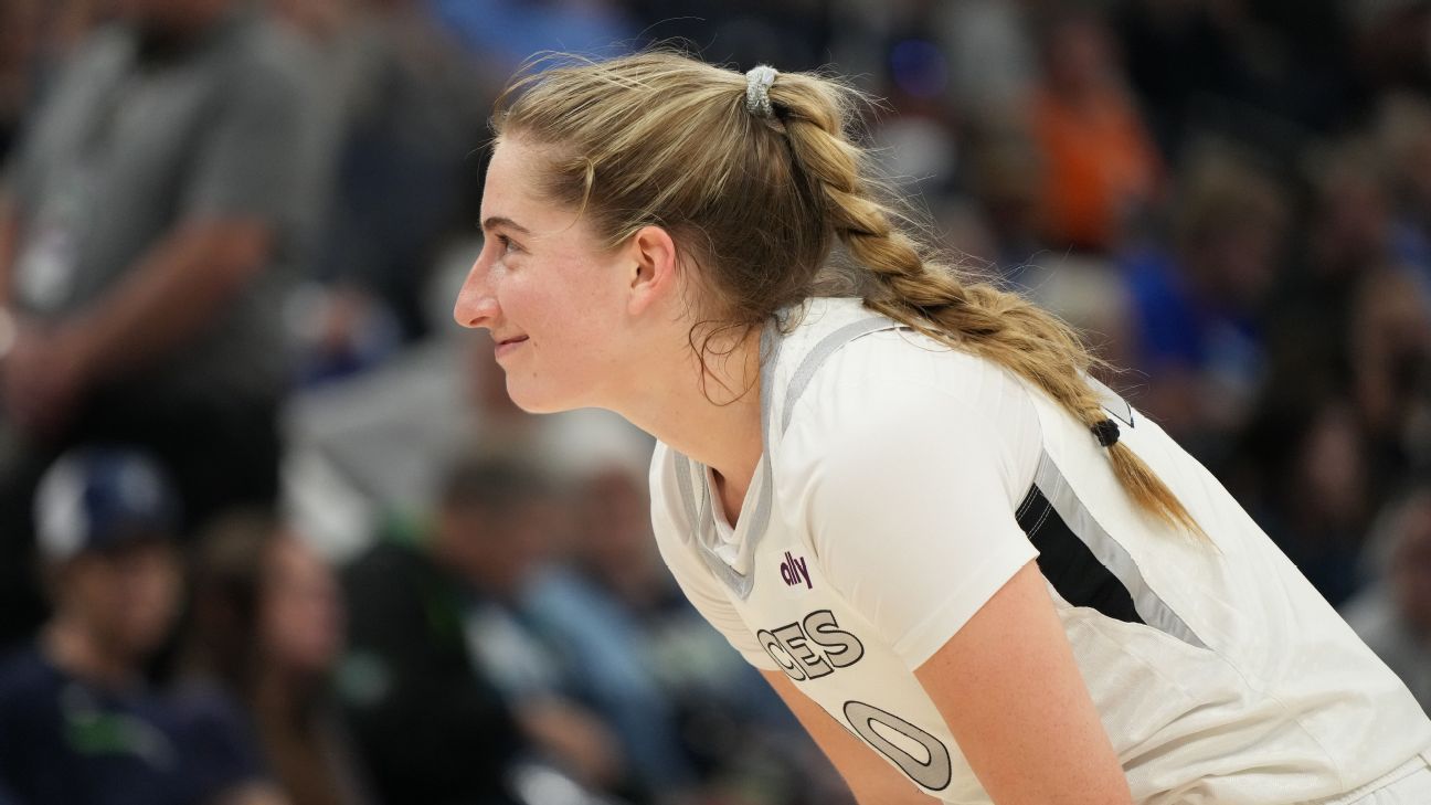 Aces prank rookie star Kate Martin for her birthday - ESPN