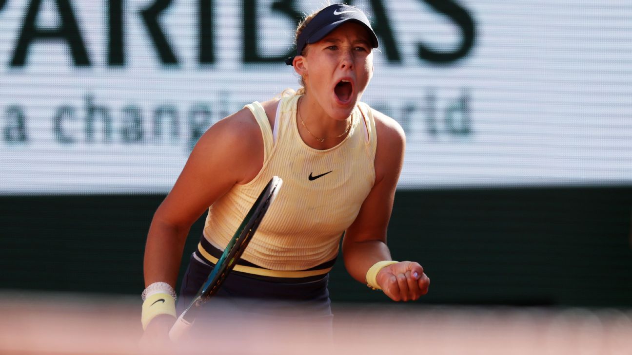 Andreeva, 17 ans, élimine Sabalenka en quarts de finale de Roland Garros