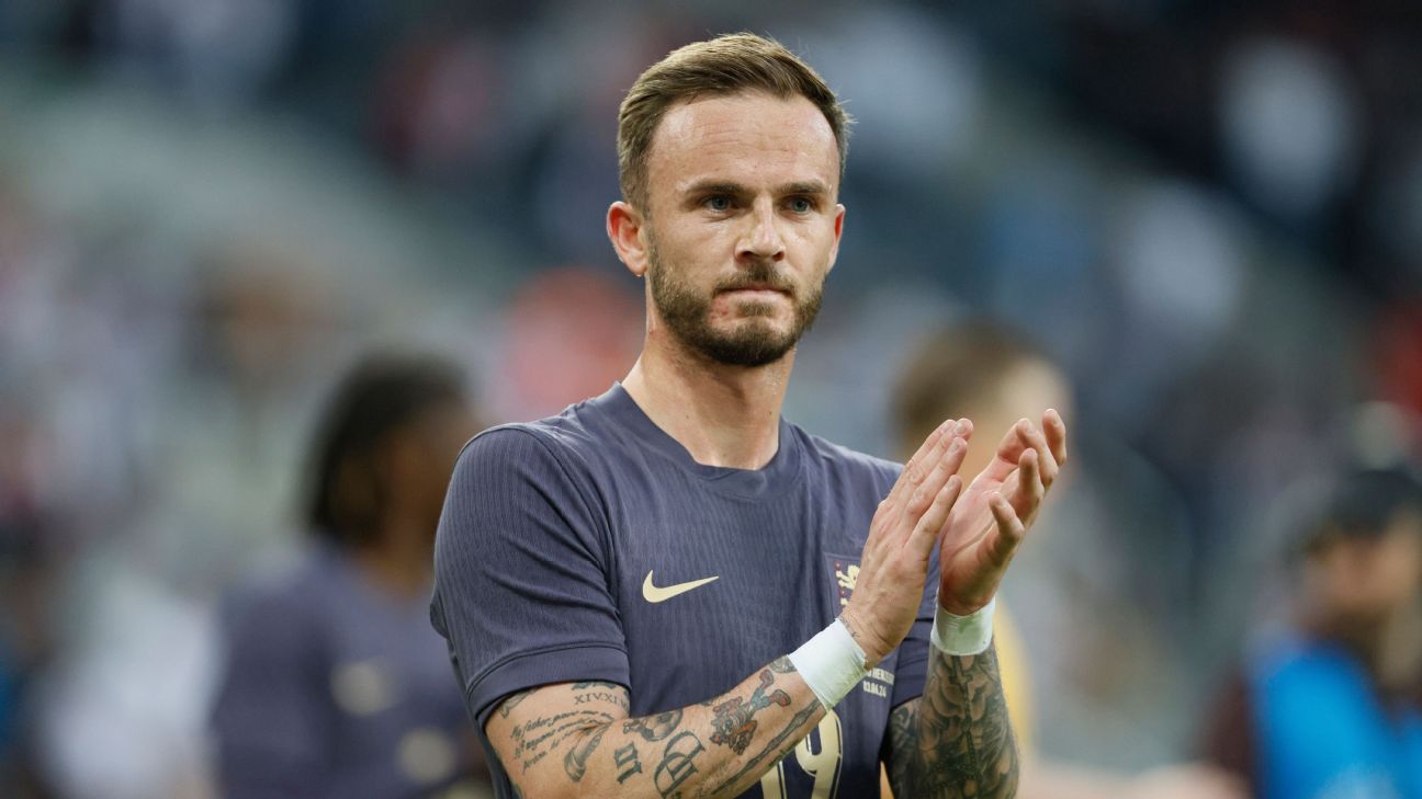 Euro 2024 England omit James Maddison Curtis Jones ESPN