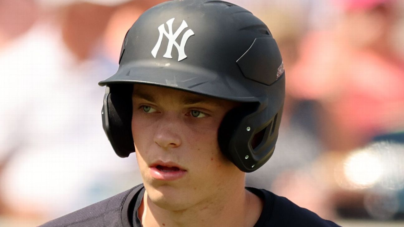Yankees call up prospect Ben Rice to play first base - ESPN