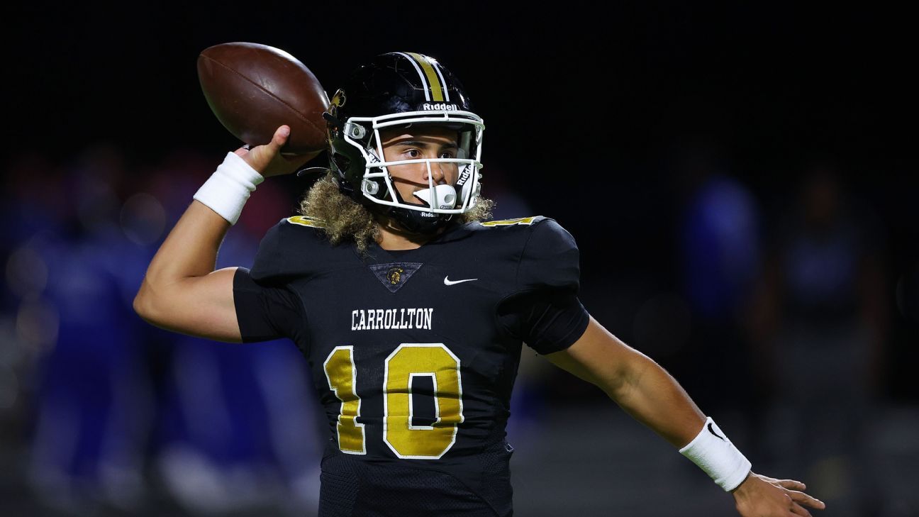 5-star QB Lewis commits to Coach Prime, Buffs
