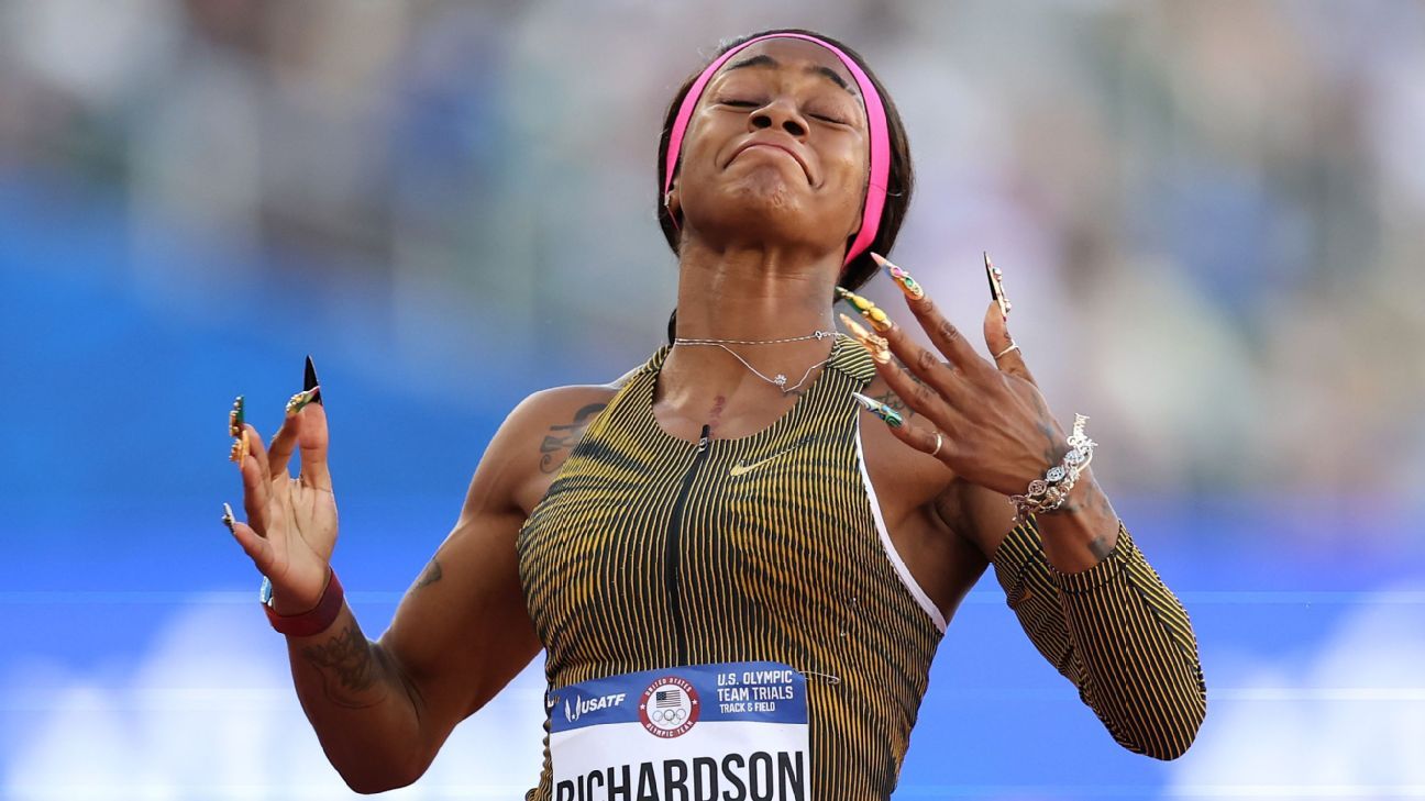 Read more about the article Sha’Carri Richardson wins 100m final and is on the US Olympic team