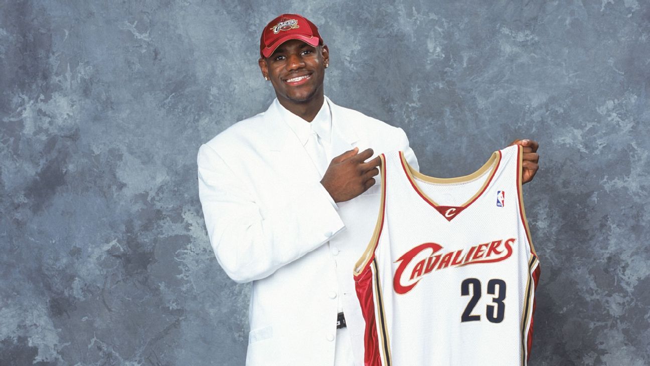 Леброн Джеймс на драфте НБА 2003