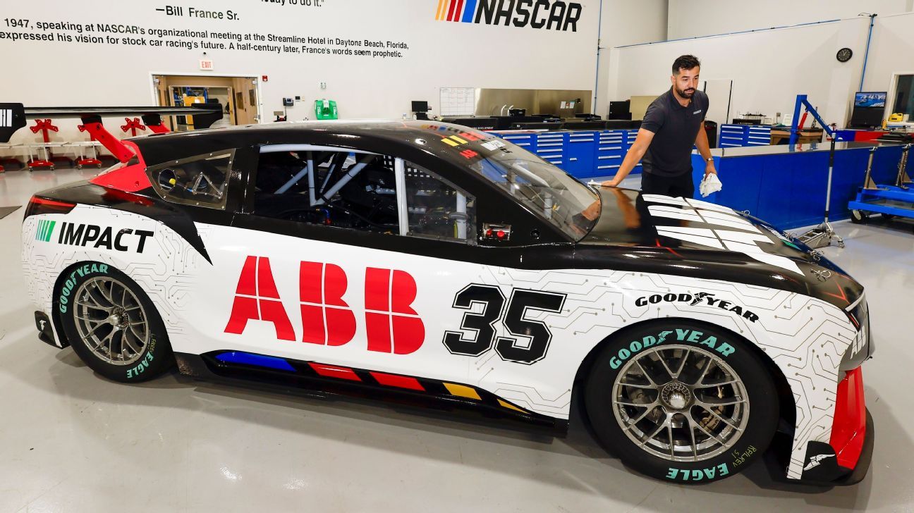 Green light: NASCAR unveils electric race car