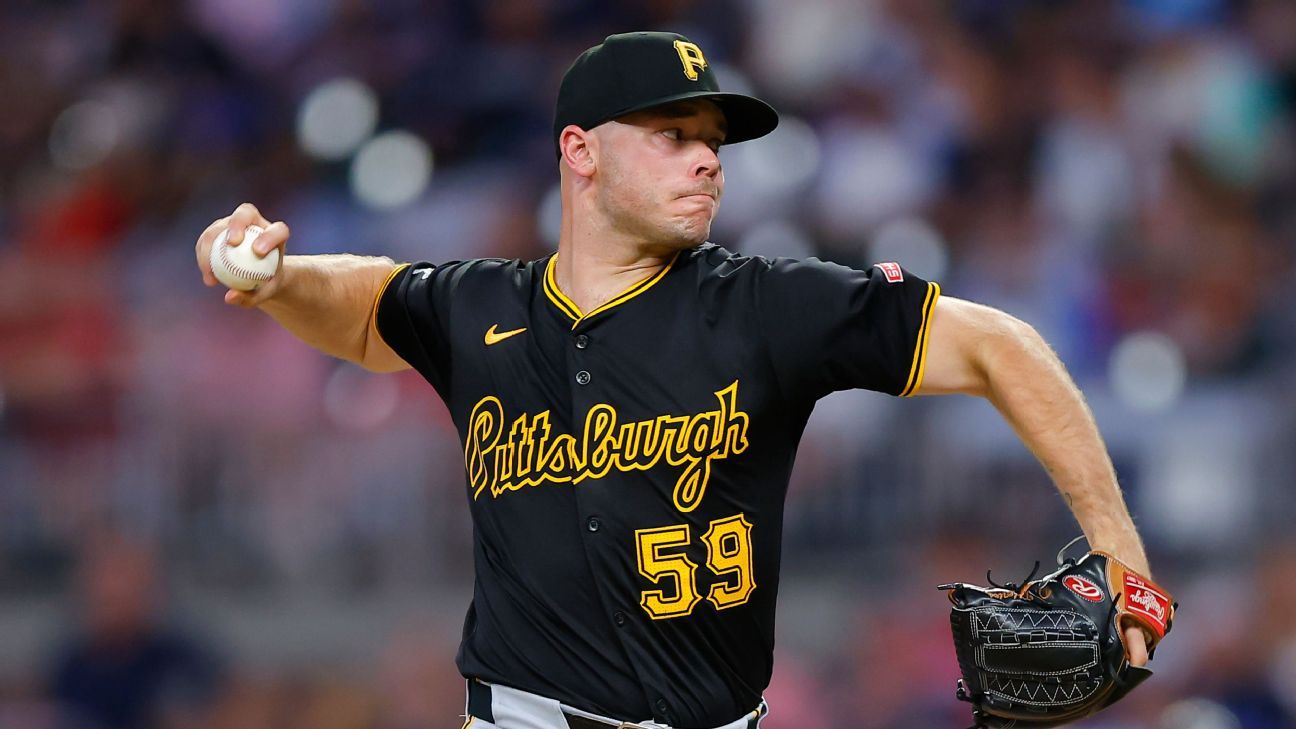 Pirates put RHP Jefferies on IL (elbow discomfort)