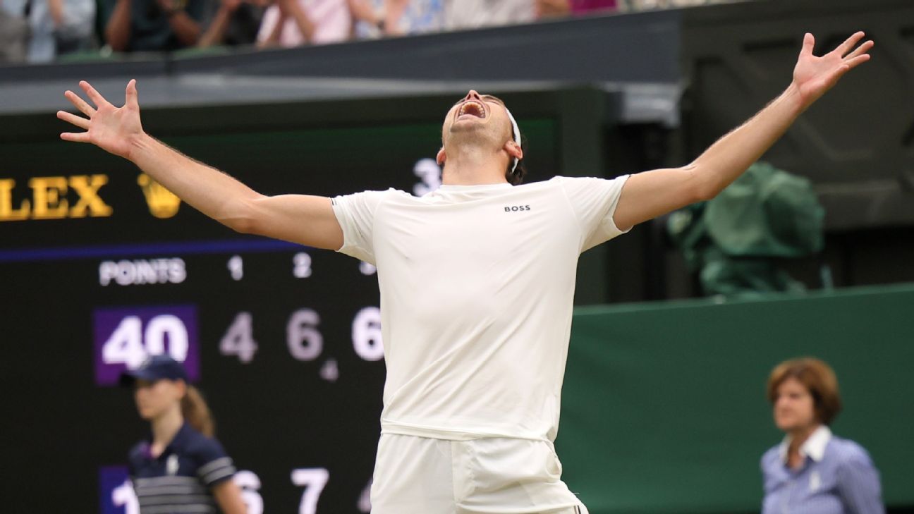 "Taylor Fritz vs Karen Khachanov Wimbledon Quarterfinal: Who Will Advance to Face Djokovic or Alcaraz?"