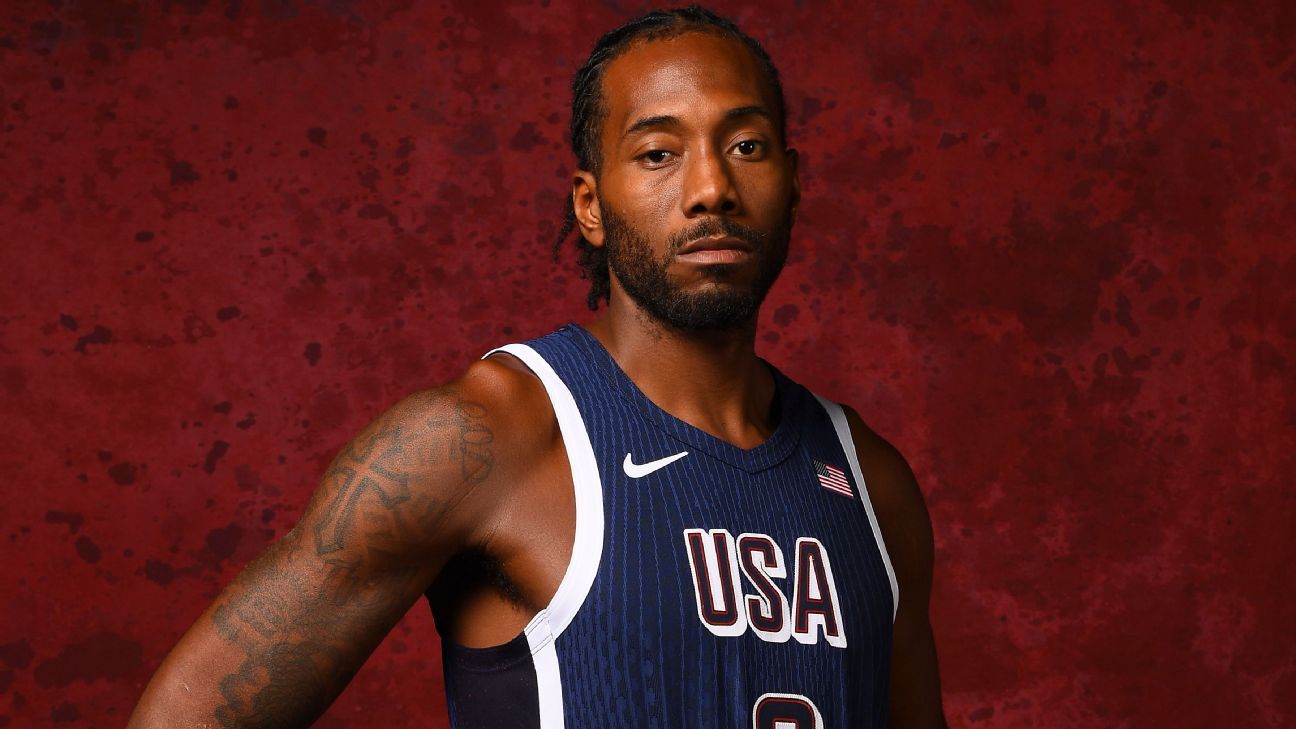 Clippers pedem, e Kawhi Leonard está fora dos Jogos Olímpicos de Paris
