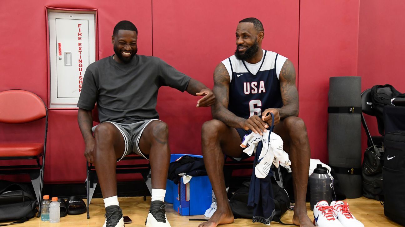 Dwyane Wade reminisces over LeBron, Curry Team USA alleyoop ESPN