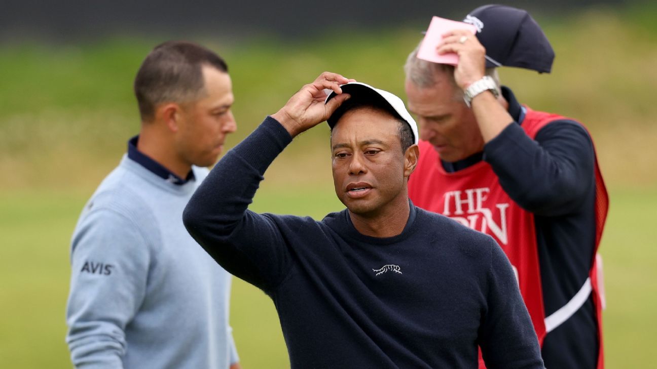 Tiger Woods 14 over at Open, to miss another major cut ESPN