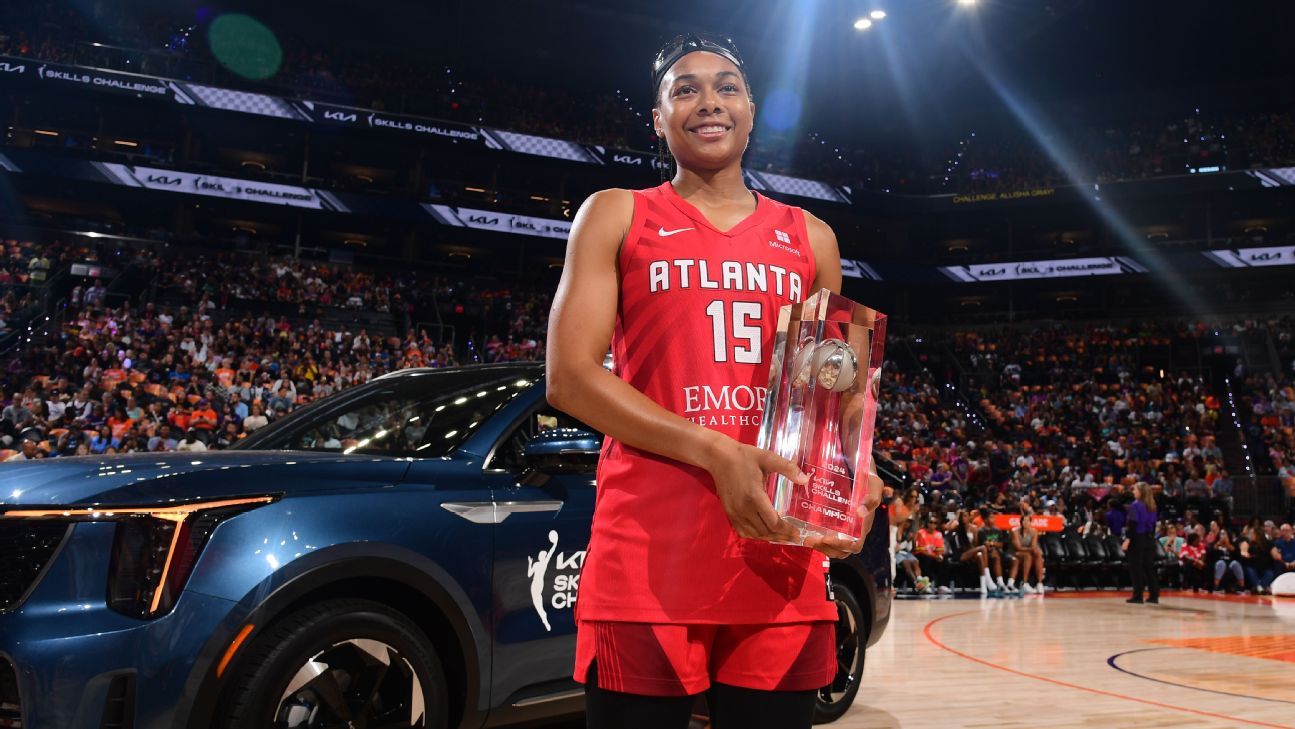 Allisha Gray del Dream gana concurso de habilidades All-Star de la WNBA ...