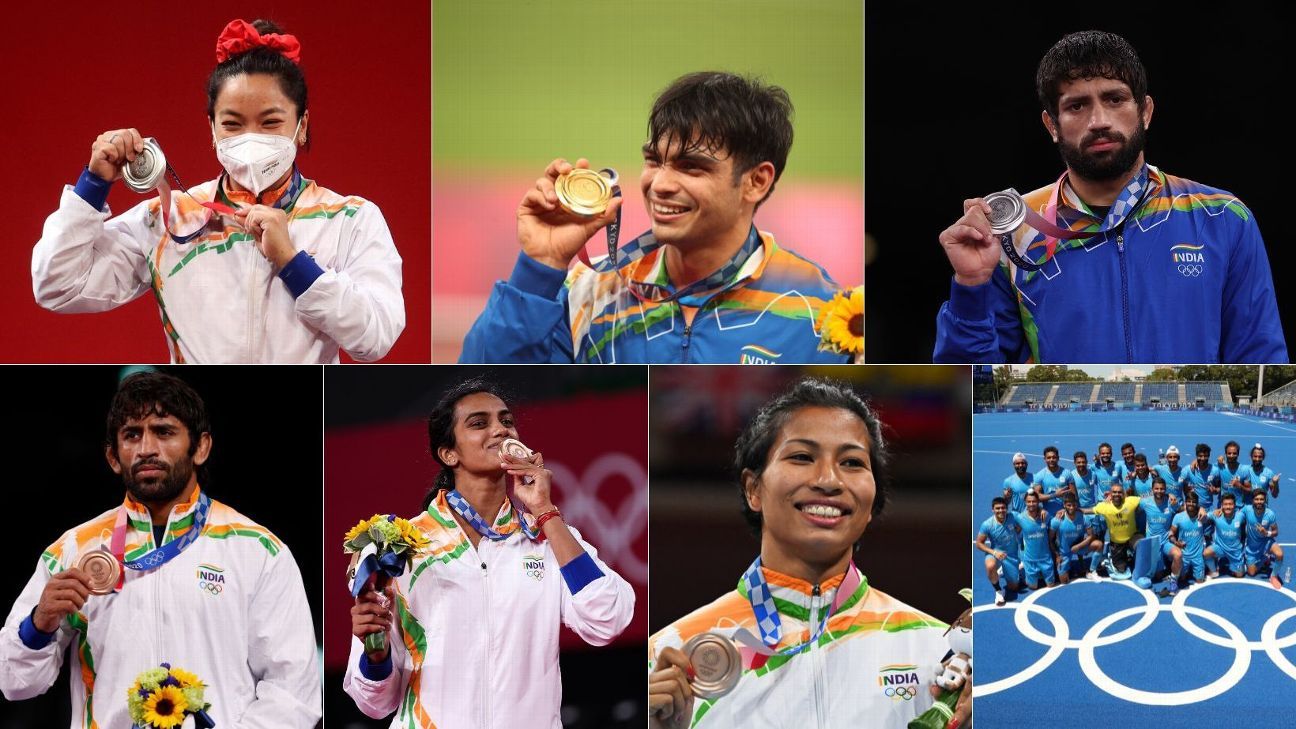 The Tokyo Seven: India's medal-winners from the 2020 Olympics - ESPN