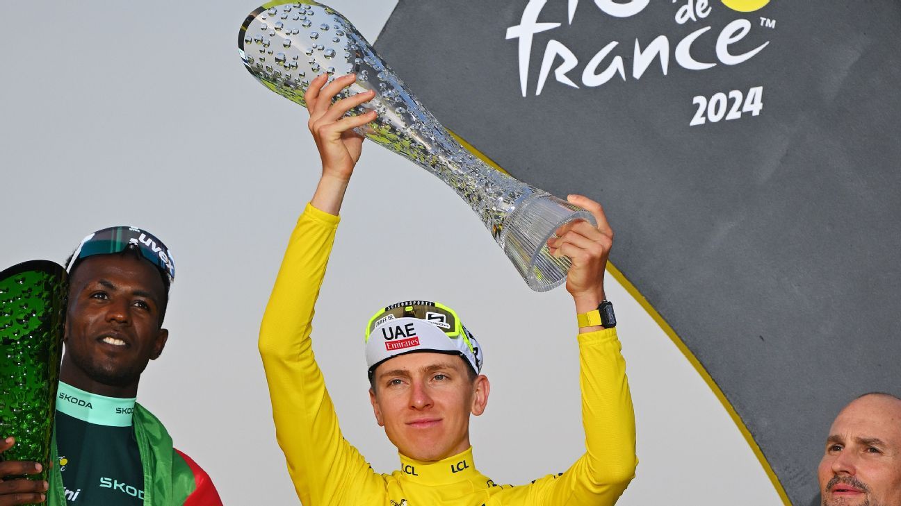 ‘Amazing’: Pogacar wins third Tour de France