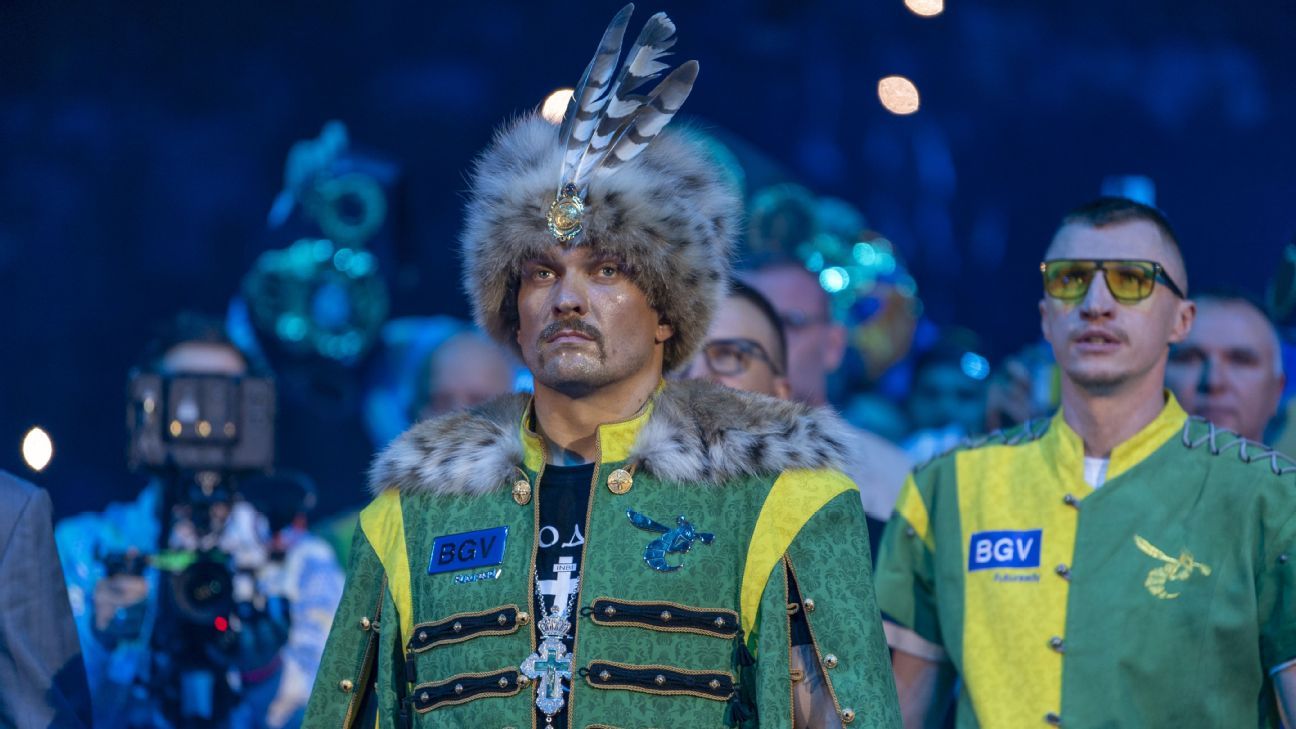 Usyk leaves vacant heavy weight titles; plans its
