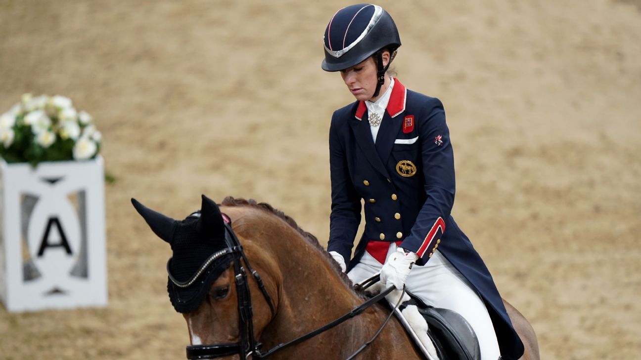 Olympics 2024 Charlotte Dujardin clip 'unlike her' Hester ESPN