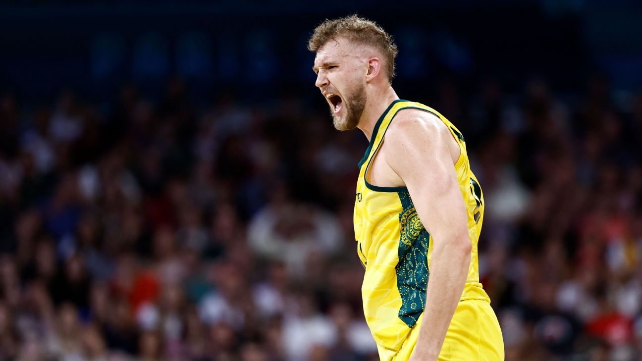 Boomers overcome Spain in fiery Games foul-fest