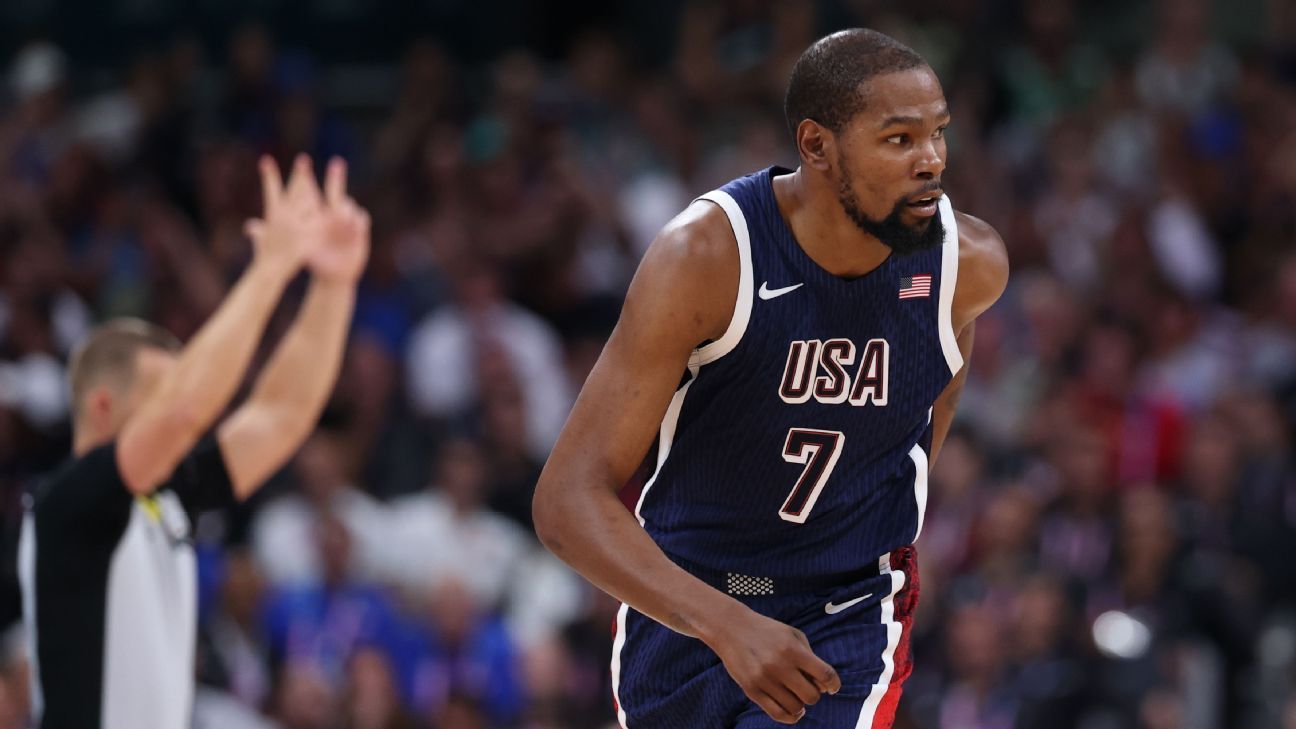 Kevin Durant and LeBron James Lead US Basketball to Dominant Win Over Serbia at Paris Olympics