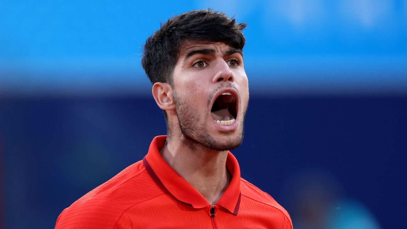 Carlos Alcaraz atteint le troisième tour, blessé à l’aine aux Jeux olympiques