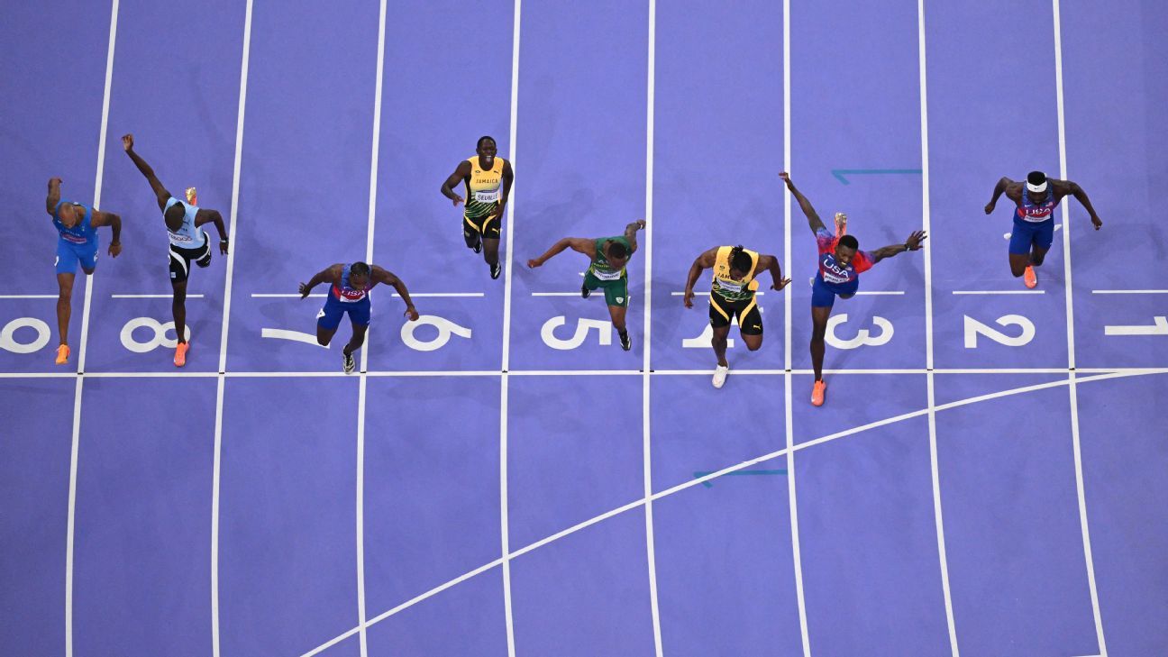 2025 Olympics Photo breakdown of Noah Lyles' 100m win ESPN