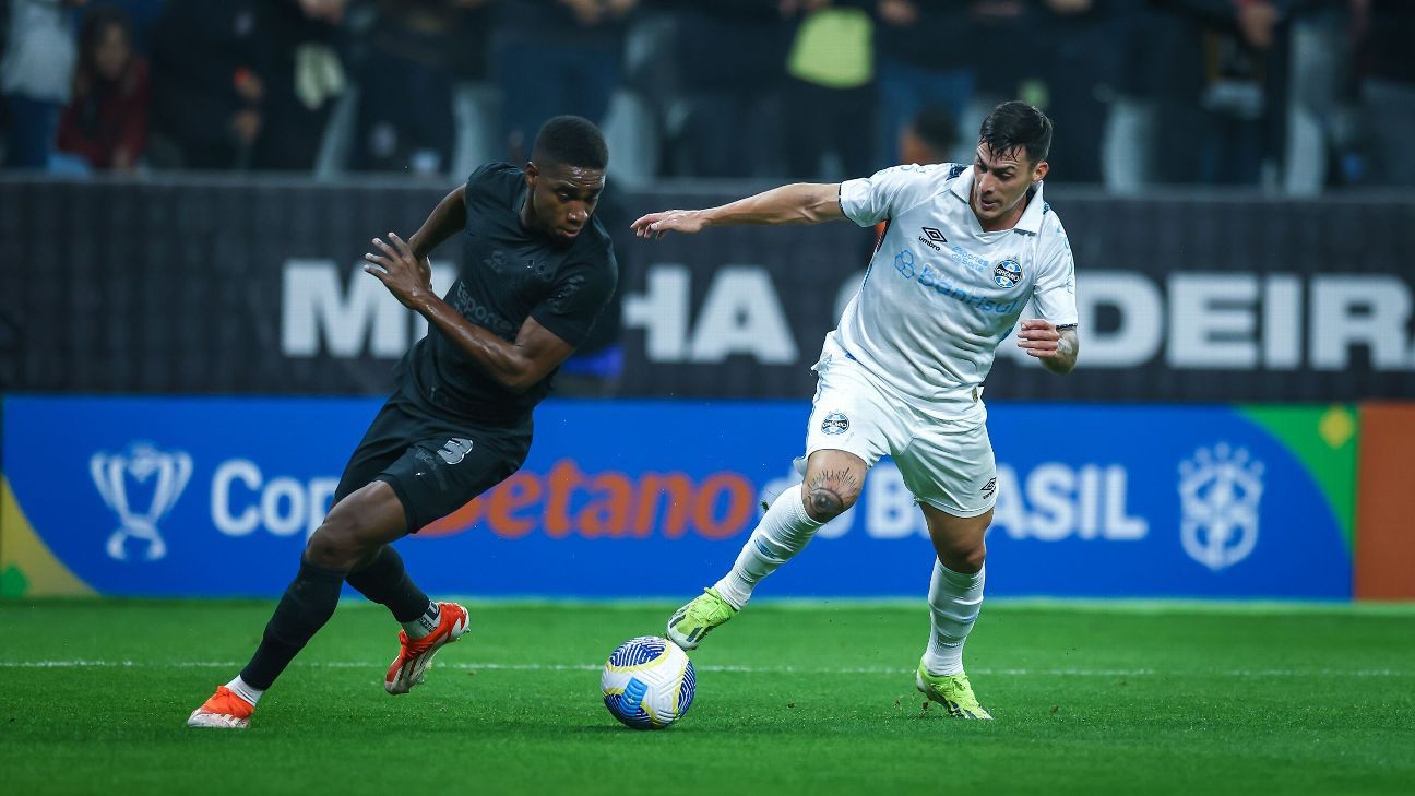 Possível tendência de pênaltis nas partidas entre Corinthians e Grêmio.