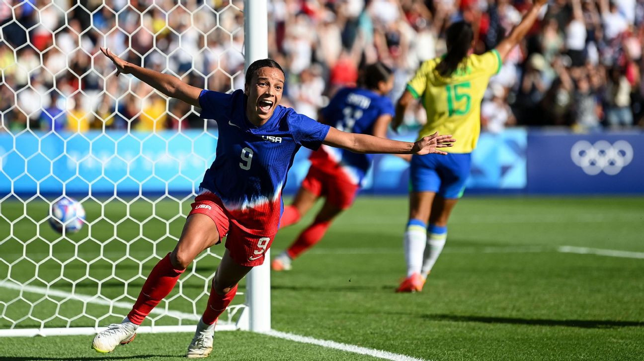 Olimpíadas: USWNT venceu o Brasil pelo 5º ouro, o 1º desde 2012