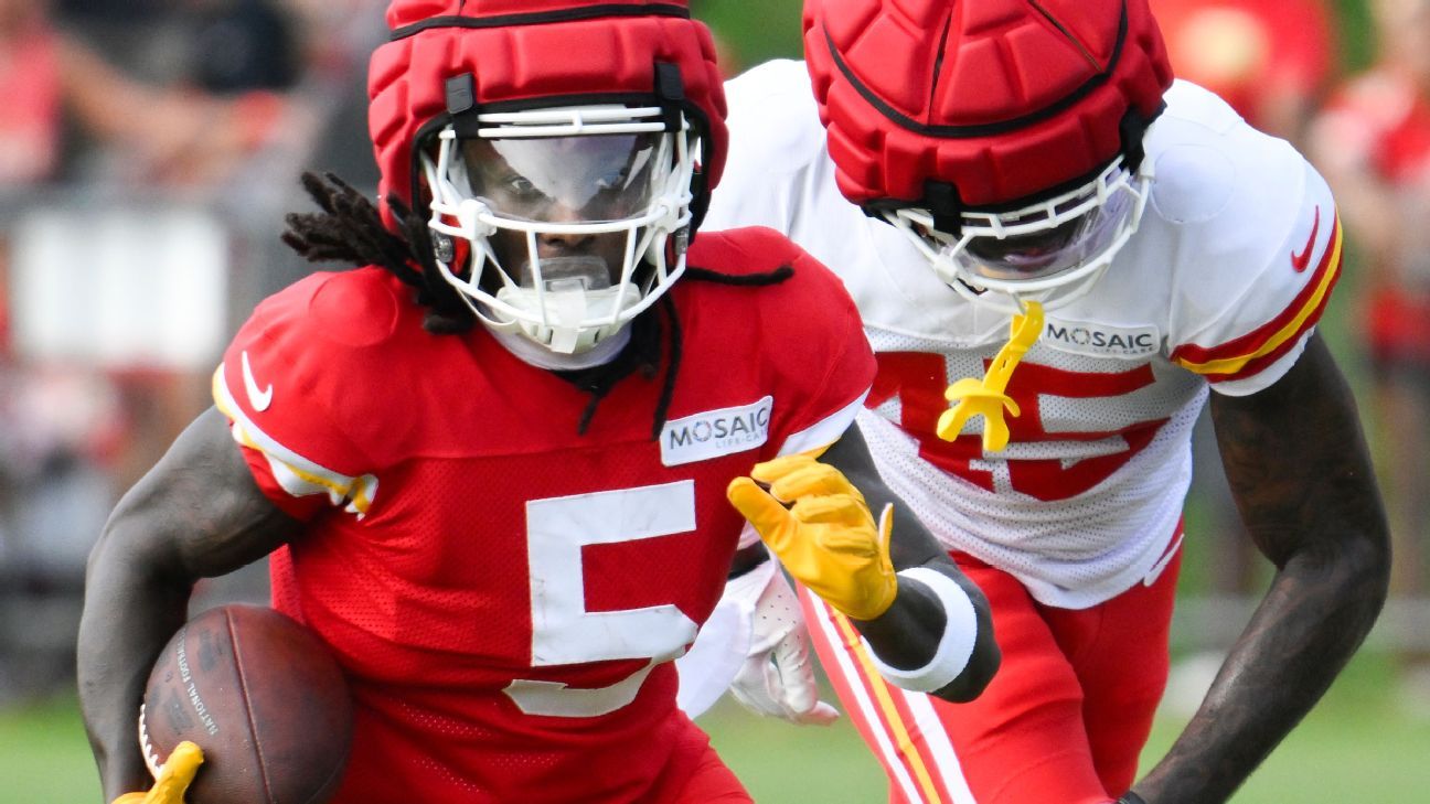 WR dos Chiefs, Marquise Brown, machuca o ombro e vai ‘perder algum tempo’
 #ÚltimasNotícias