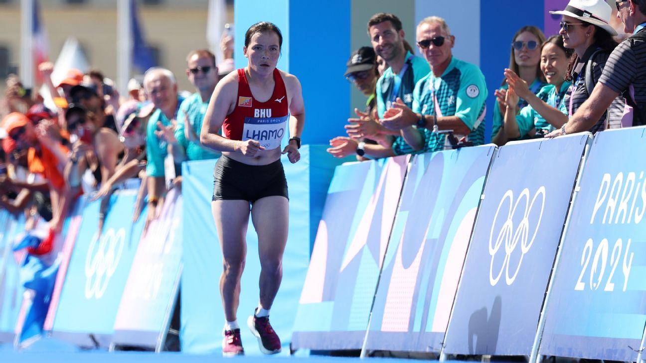 The Bhutanese athlete finished the marathon 90 minutes late