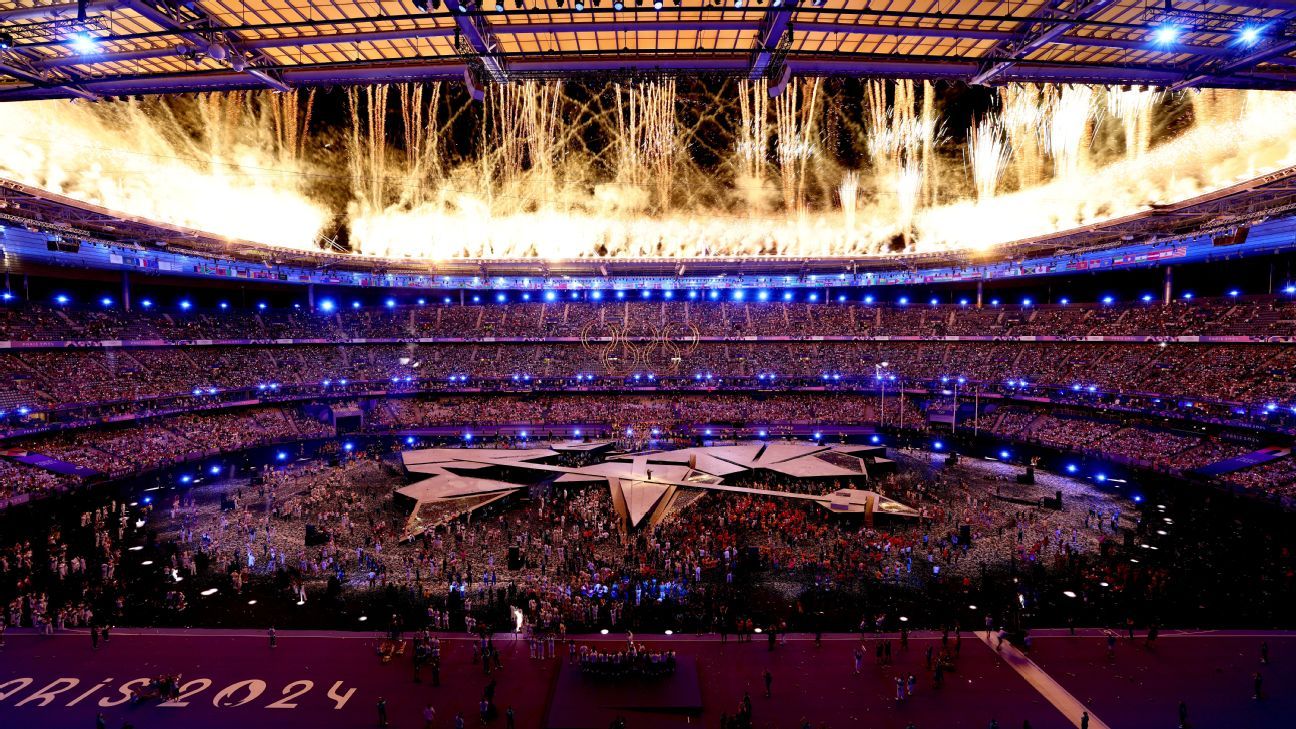 Olympics 2024 Paris delivers spectacular closing ceremony ESPN