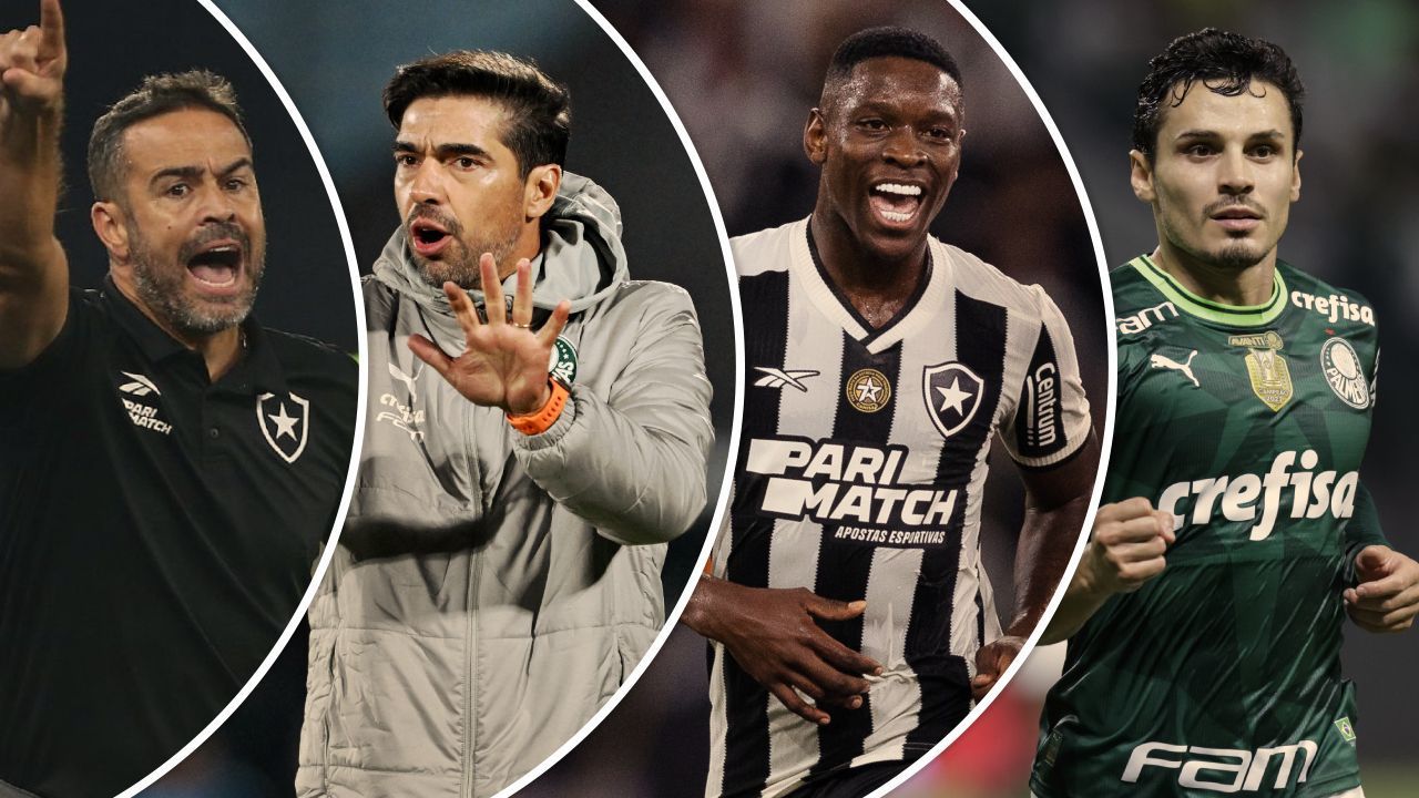 Mata-mata do Botafogo x Palmeiras: arte do confronto na Libertadores.