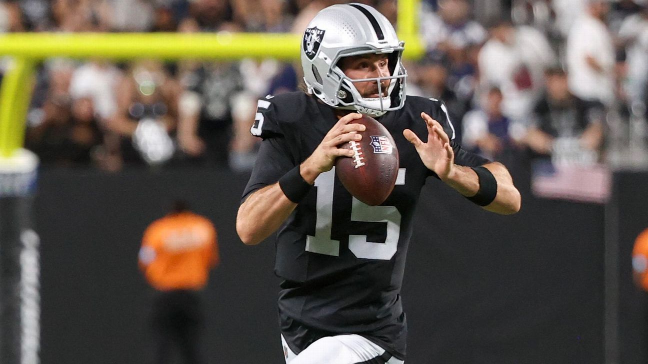 Raiders, Gardner Minshew’i 1. Haftanın ilk oyun kurucusu olarak seçti