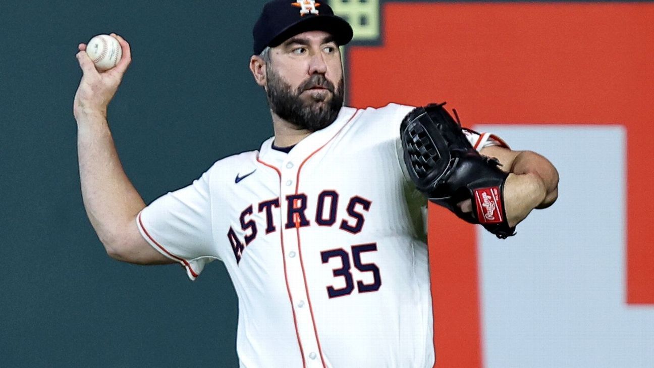 Astros' Verlander to return Wednesday vs. Red Sox